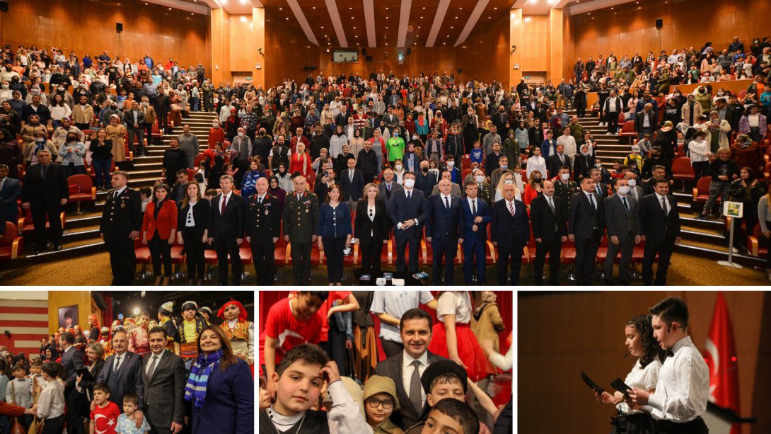 23 Nisan Ulusal Egemenlik ve Çocuk Bayramı, Erzurum'da çeşitli etkinliklerle kutlandı. 