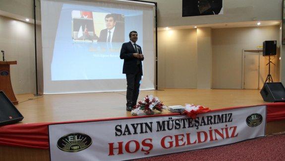 Milli Eğitim Bakanlığı Müsteşarı Doç. Dr. Yusuf TEKİN Erzurum Lisesinde Okul Müdürleriyle Bir Araya Geldi