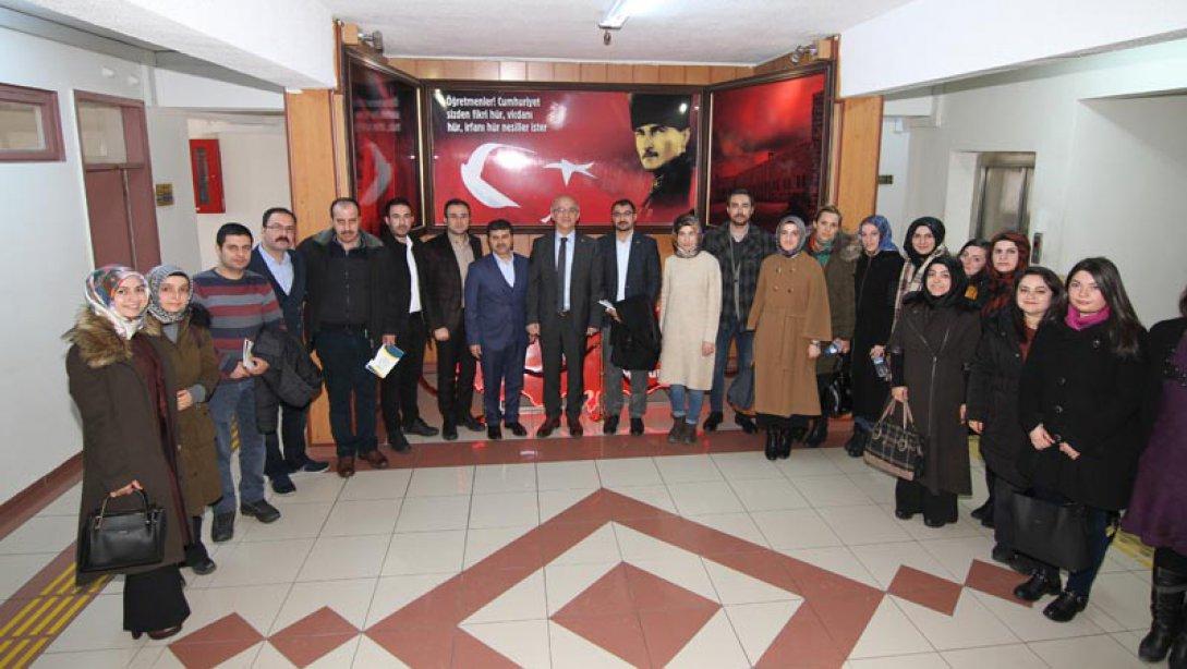 MEB Ölçme Değerlendirme ve Sınav Hizmetleri Genel Müdürü Dr. Sadri Şensoy Erzurumda