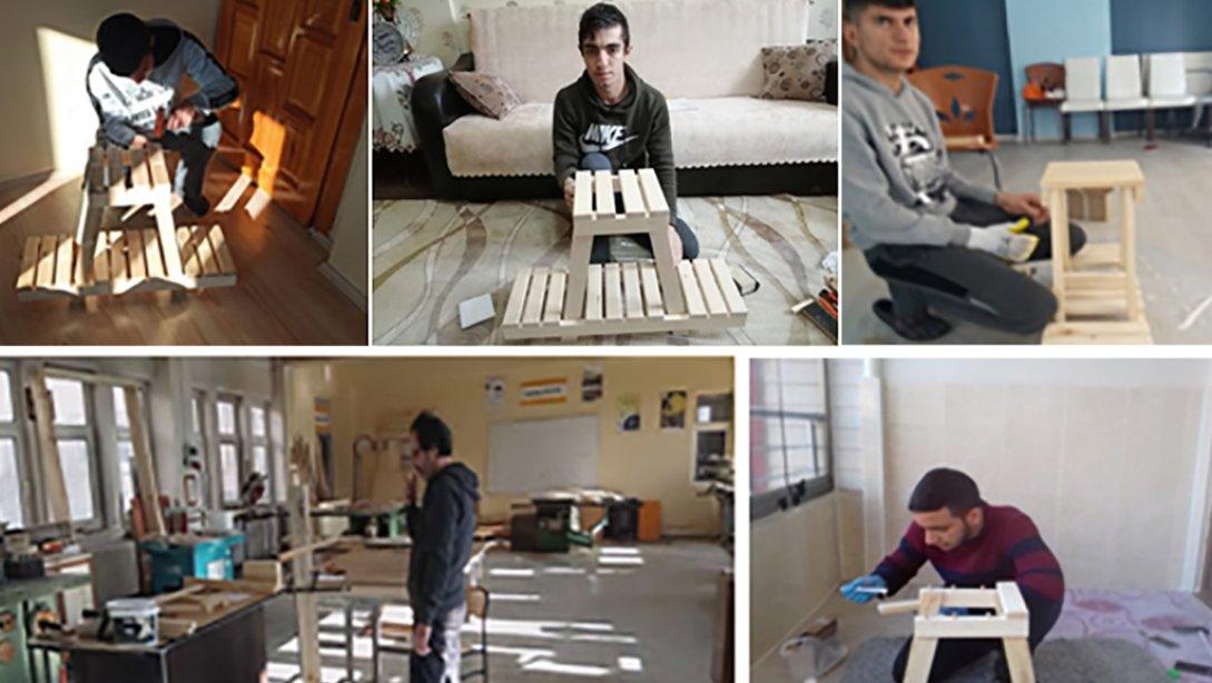 İşitme Engelli Öğrencilere  'Atölye Evim' Projesi