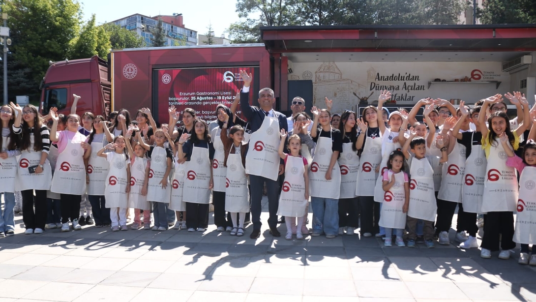 Erzurum'da Türkiye Gastronomi Liseleri Tanıtım Programı Gerçekleştirildi